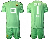 2020-21 Dortmund 1 BURKI Fruit Green Goalkeeper Soccer Jersey,baseball caps,new era cap wholesale,wholesale hats